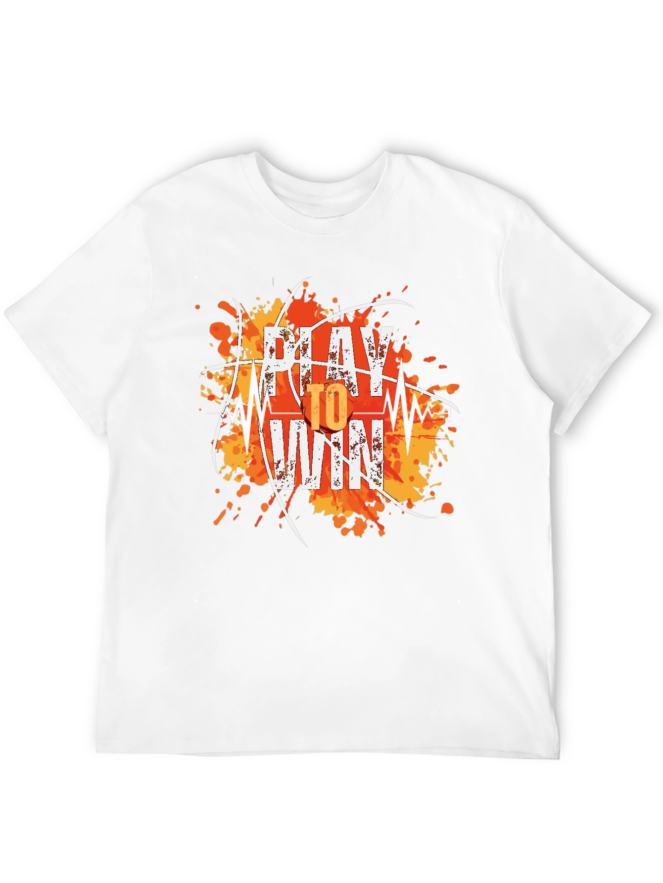 Play to Win Graphic Tee - Casual Black T-Shirt