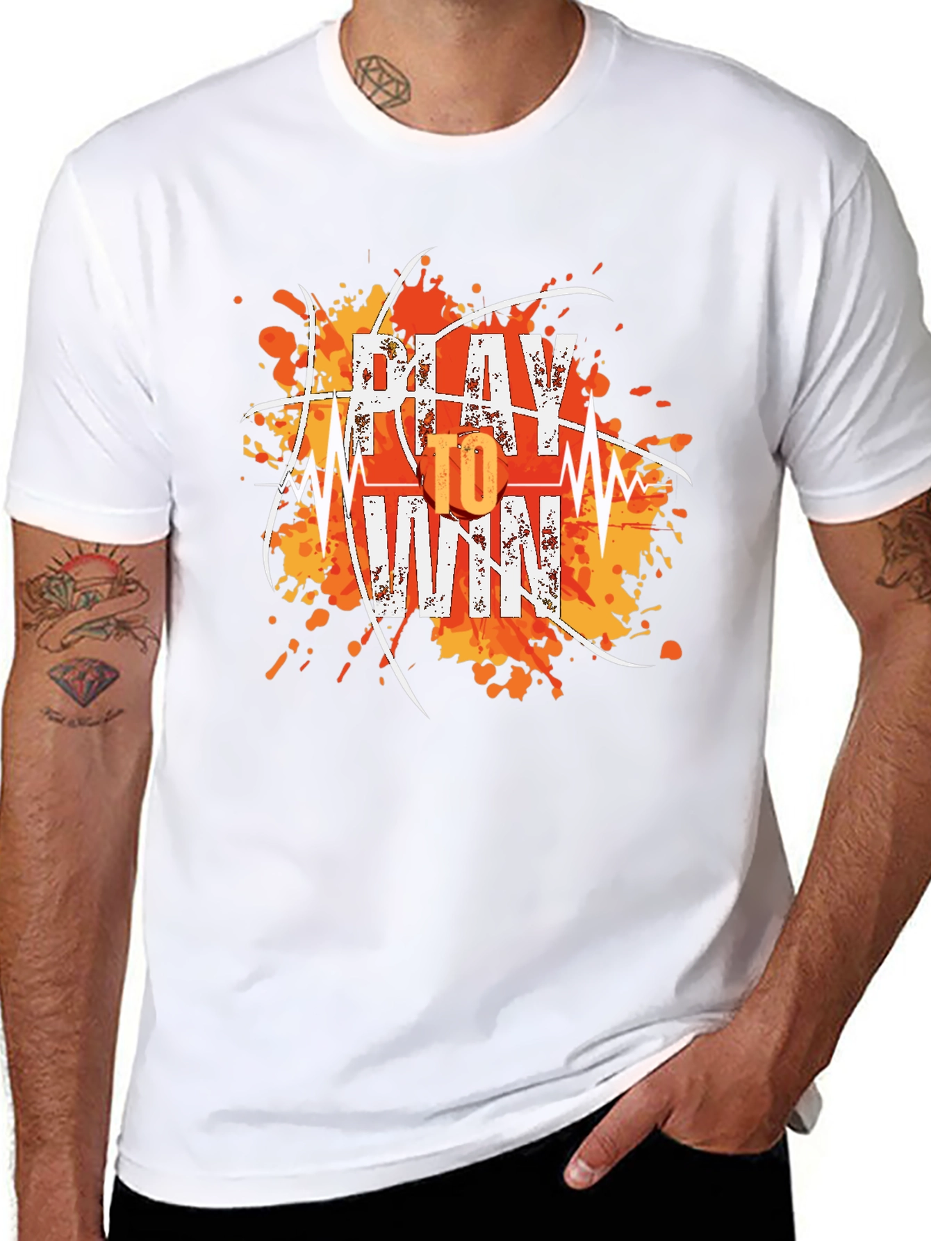 Play to Win Graphic Tee - Casual Black T-Shirt