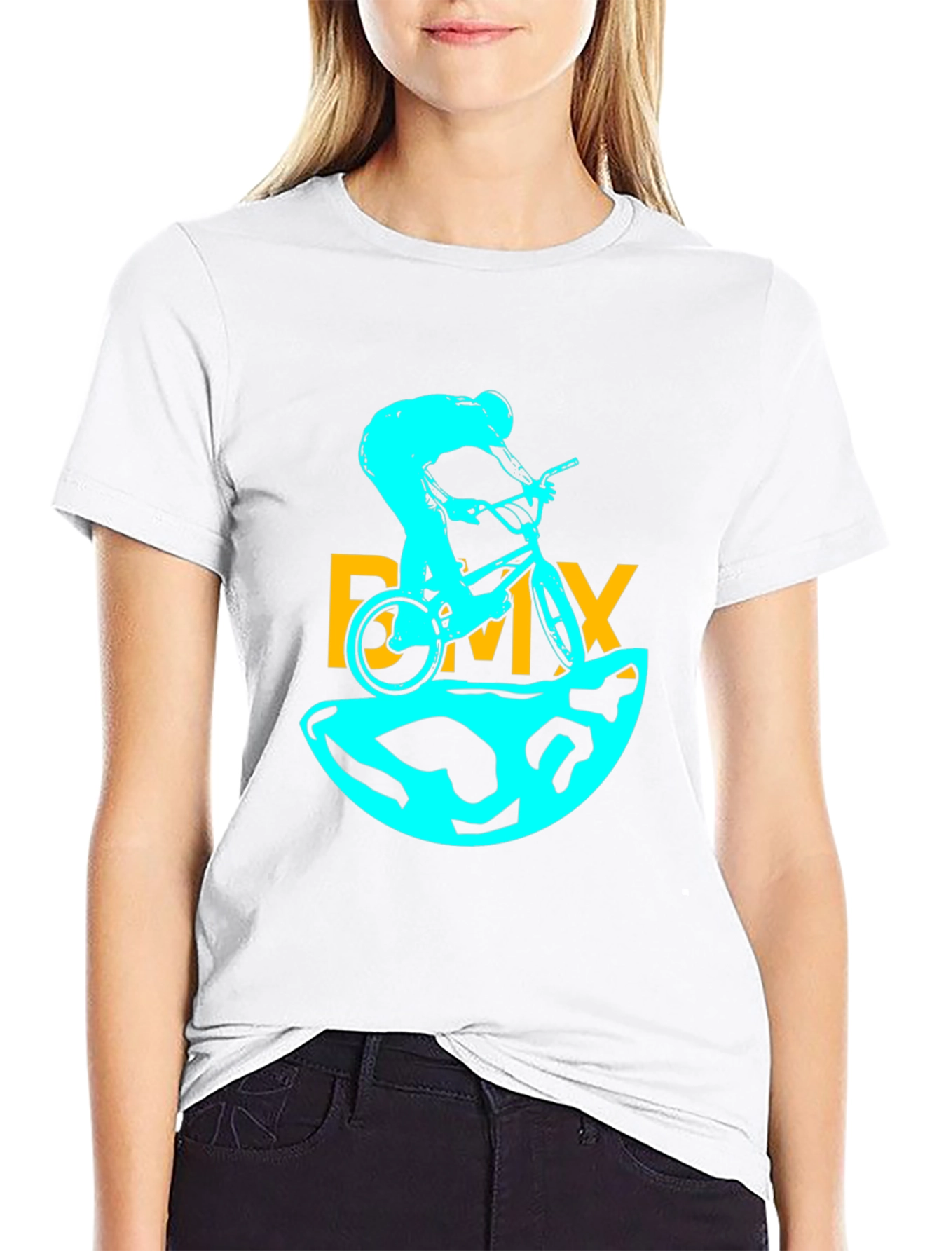 BMX Rider Graphic T-Shirt - Black