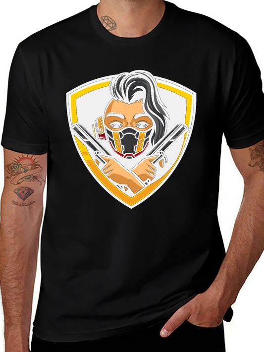 Gun Shield Graphic T-Shirt
