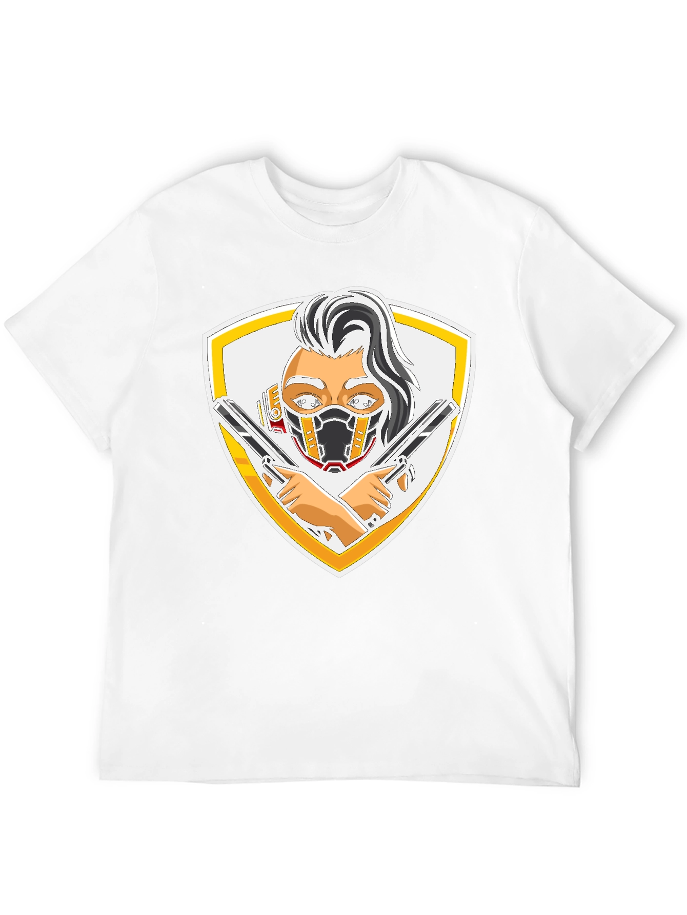 Gun Shield Graphic T-Shirt