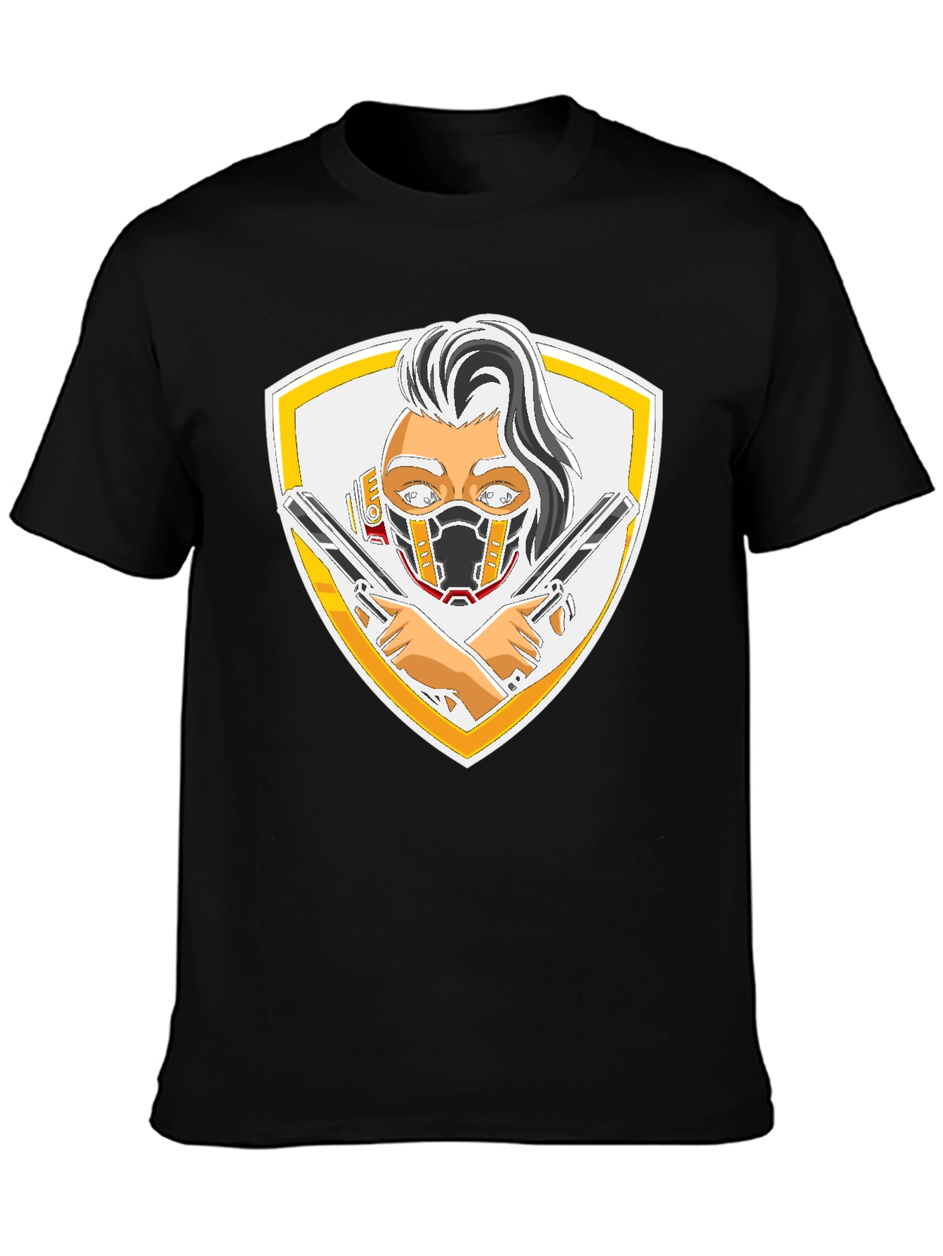 Gun Shield Graphic T-Shirt