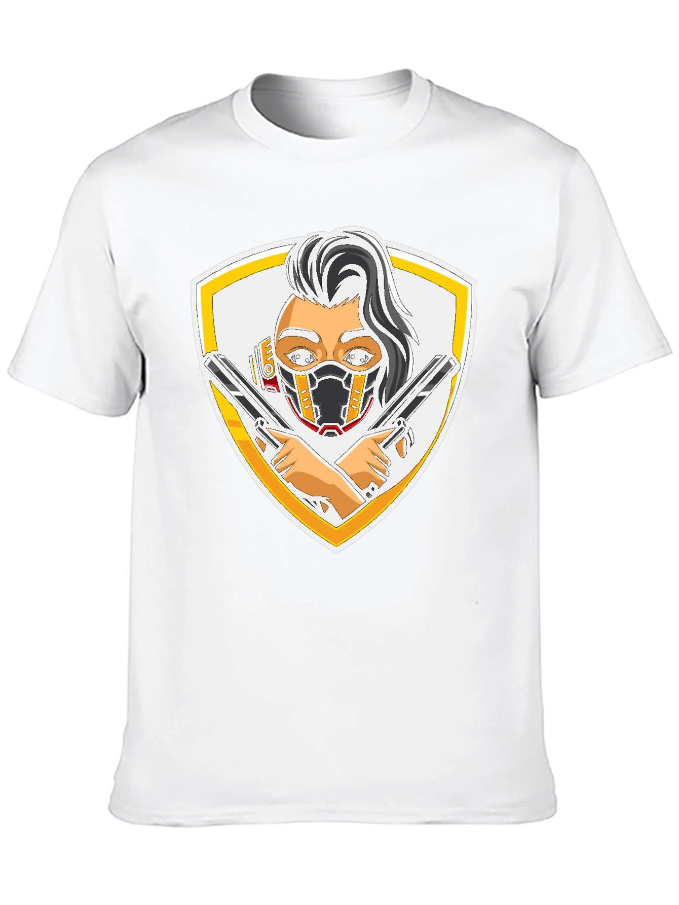Gun Shield Graphic T-Shirt