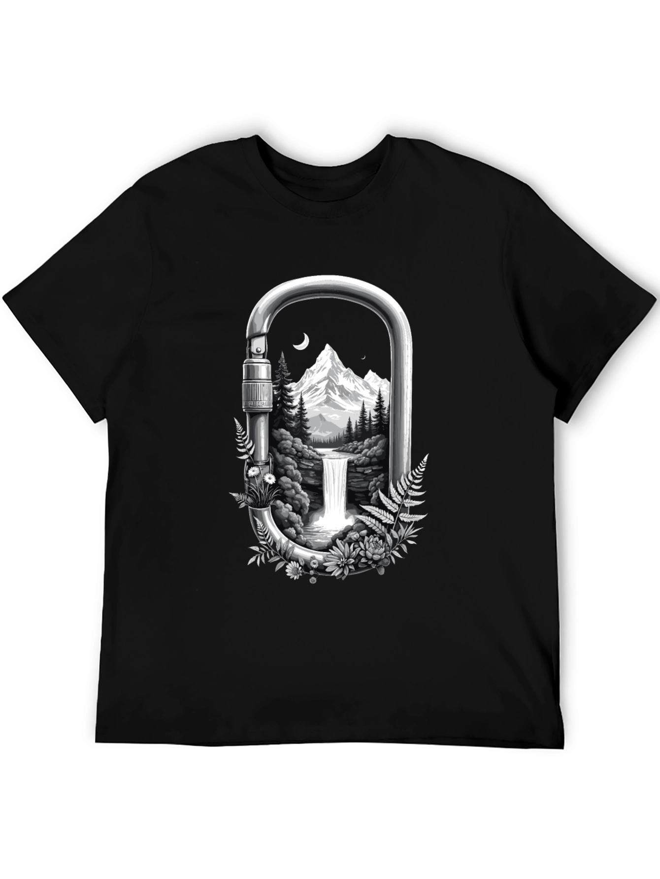 Carabiner Waterfall Graphic Tee