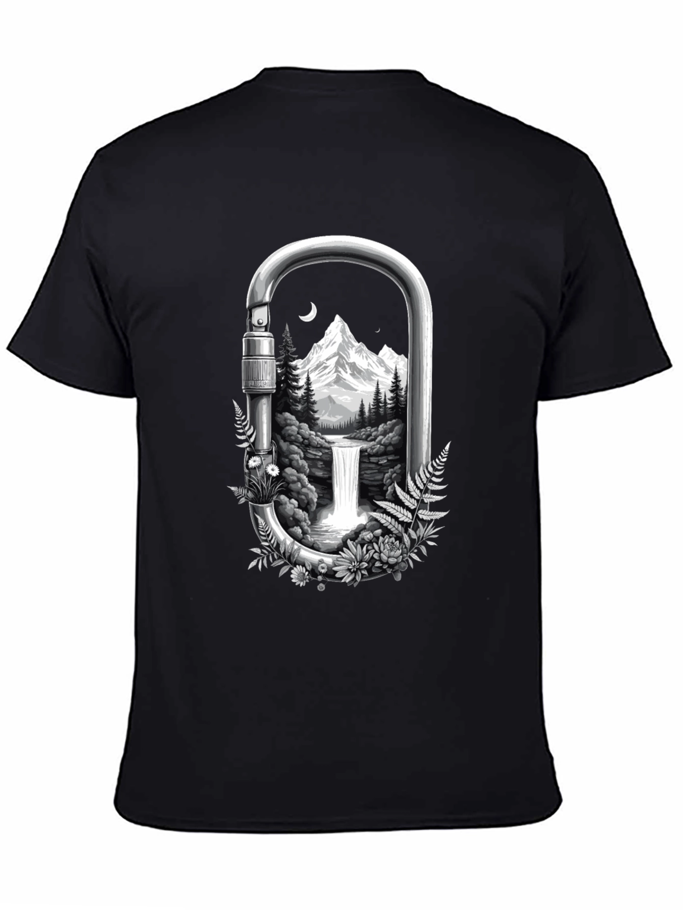 Carabiner Waterfall Graphic Tee