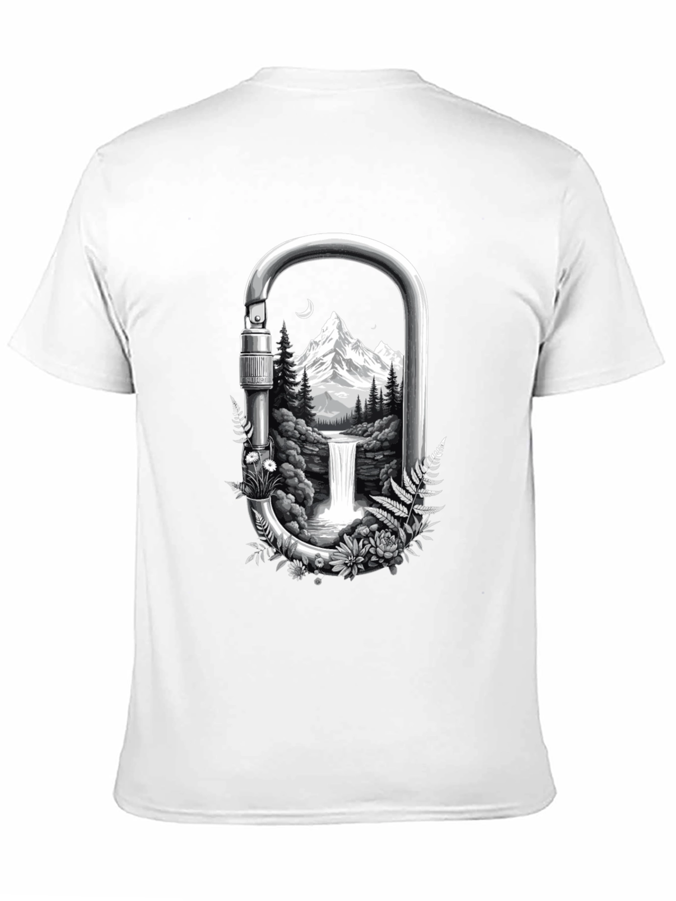 Carabiner Waterfall Graphic Tee