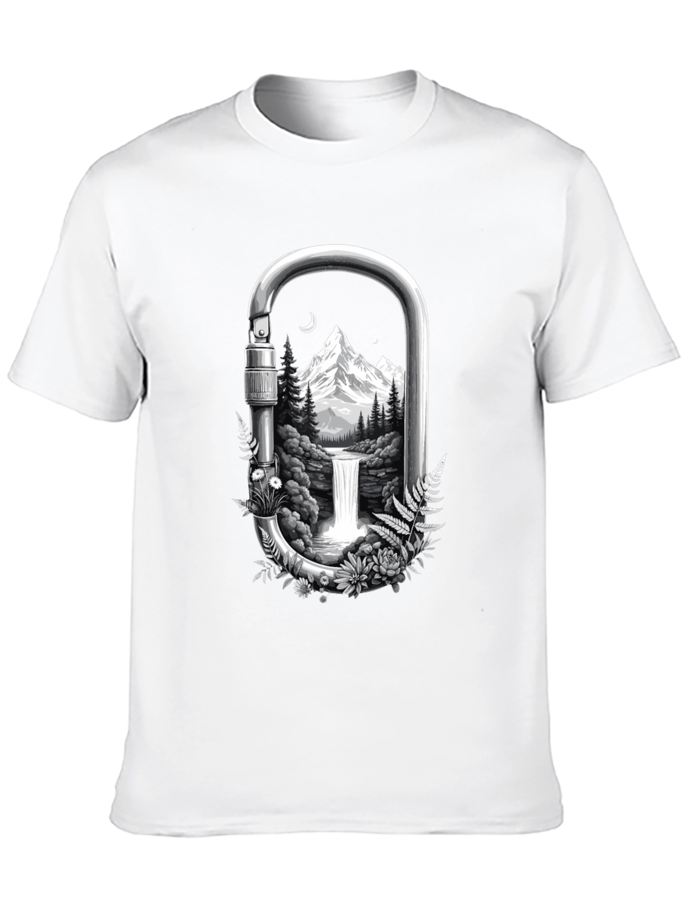 Carabiner Waterfall Graphic Tee