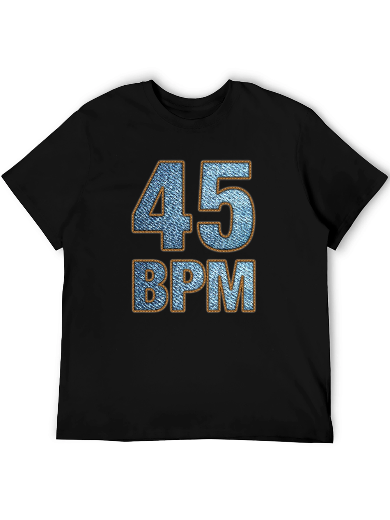 45 BPM Denim Style Graphic Tee Shirt