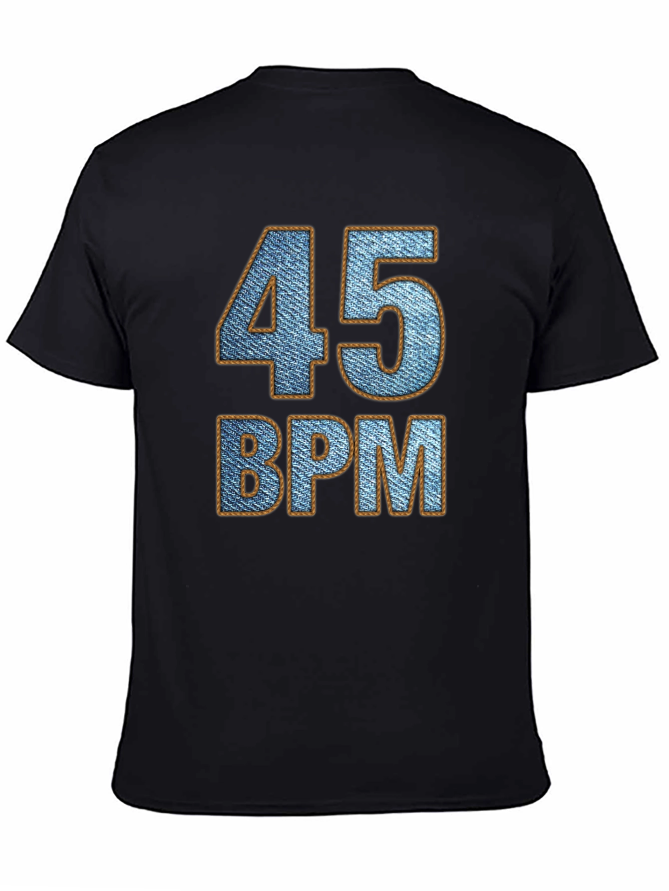 45 BPM Denim Style Graphic Tee Shirt