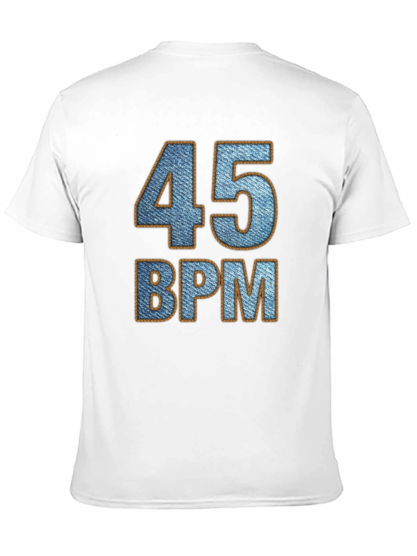 45 BPM Denim Style Graphic Tee Shirt