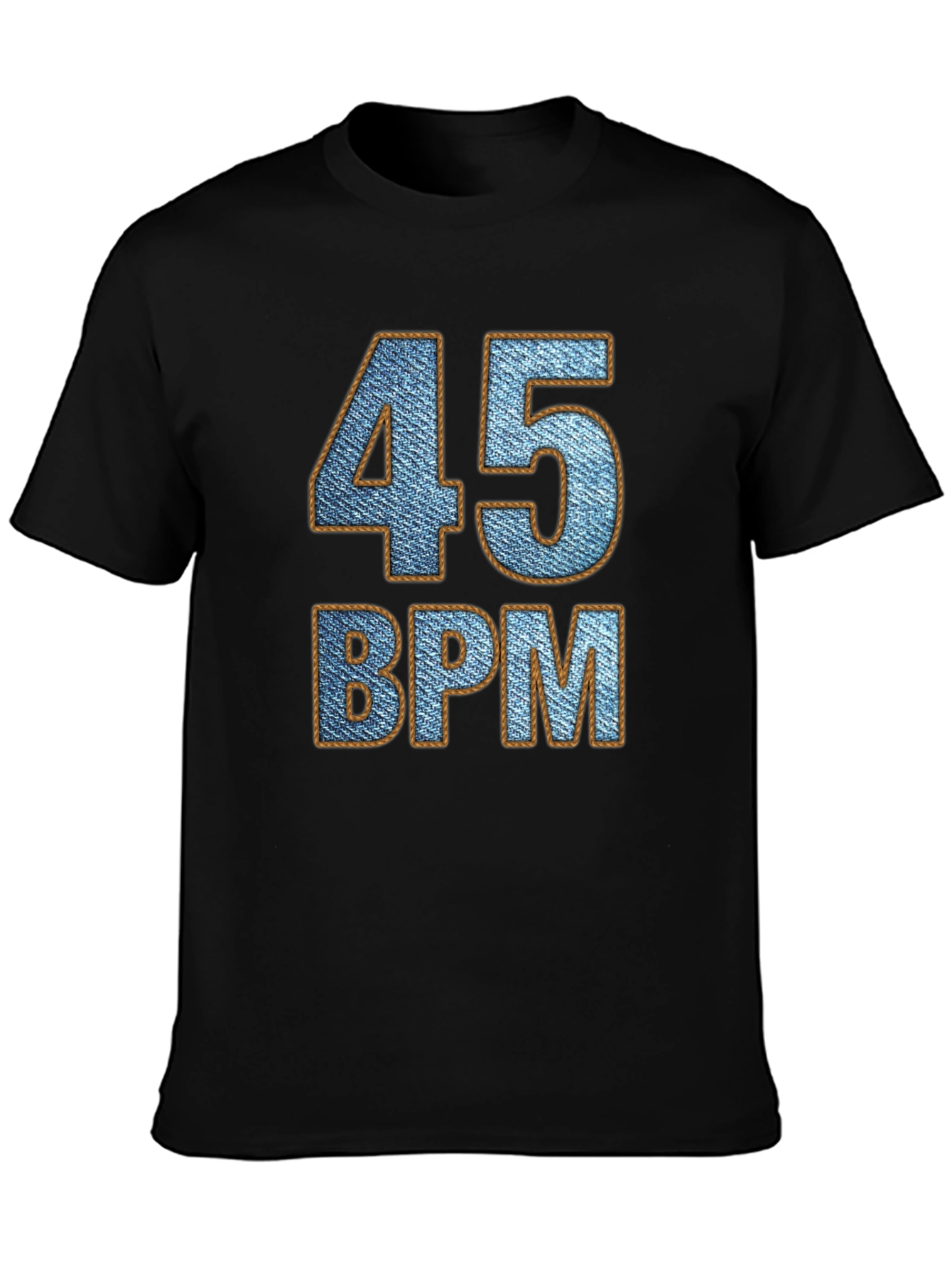 45 BPM Denim Style Graphic Tee Shirt