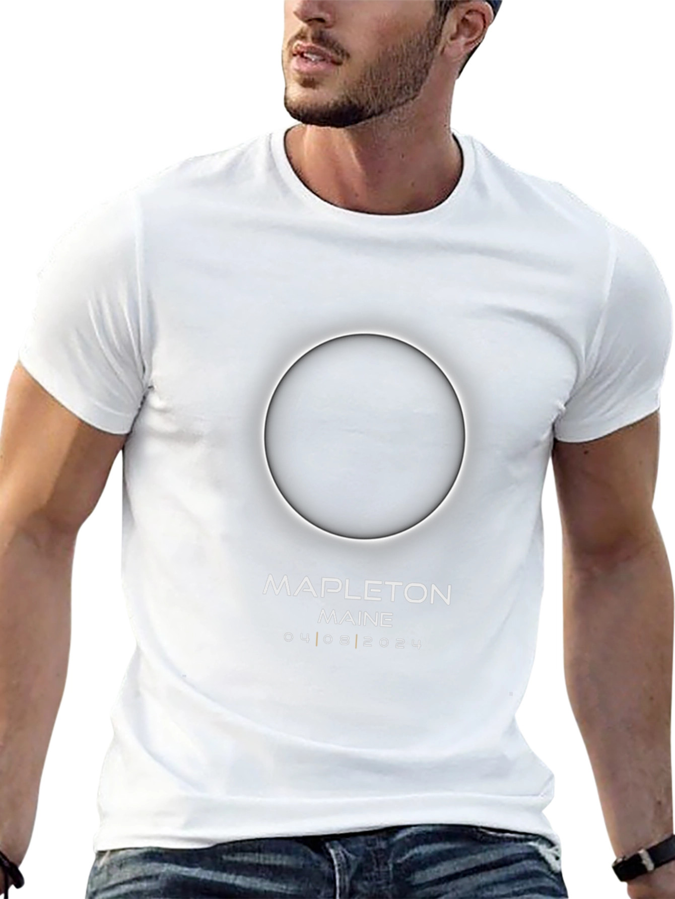 Total Solar Eclipse 2024 T-Shirt Mapleton Maine