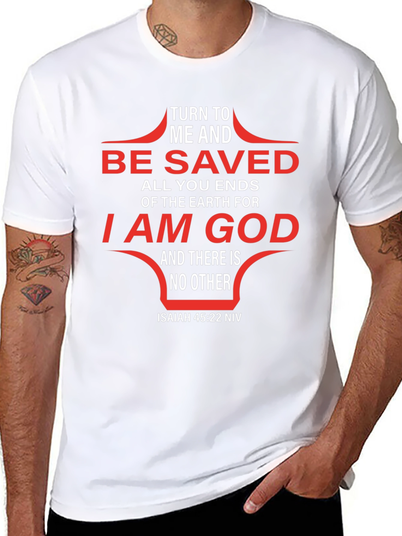 Turn to Me and Be Saved Graphic T-Shirt