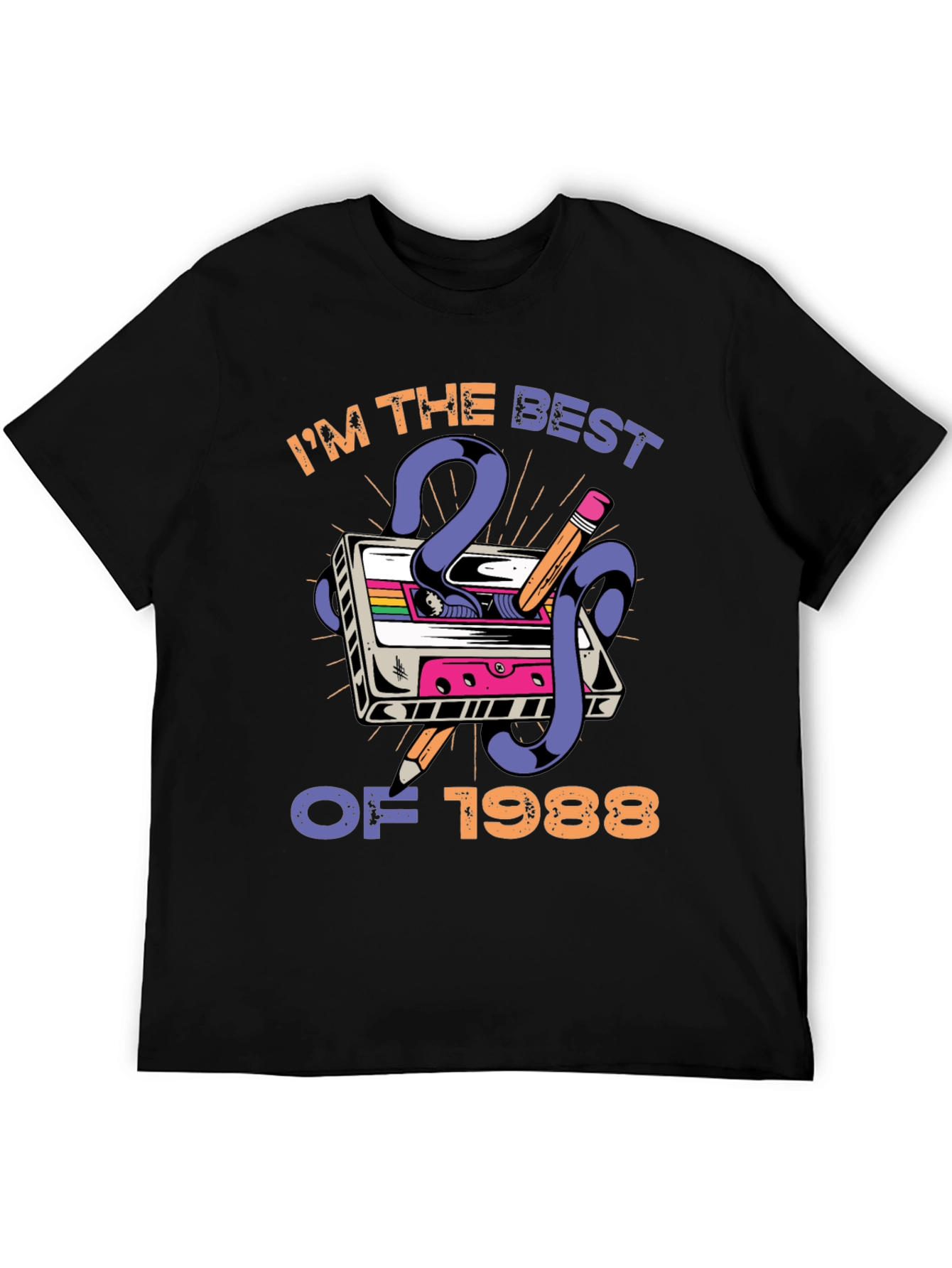 Im the Best of 1988 Cassette Tape Graphic T-Shirt