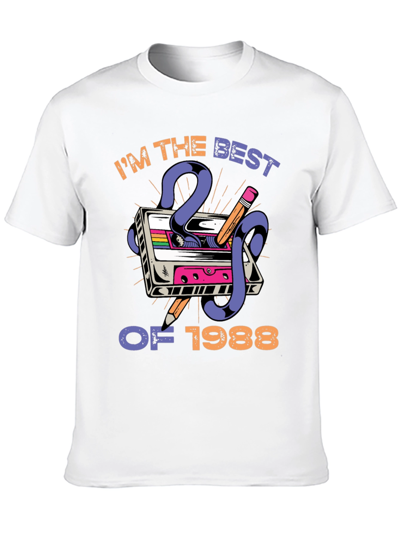 Im the Best of 1988 Cassette Tape Graphic T-Shirt
