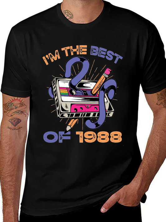 Im the Best of 1988 Cassette Tape Graphic T-Shirt