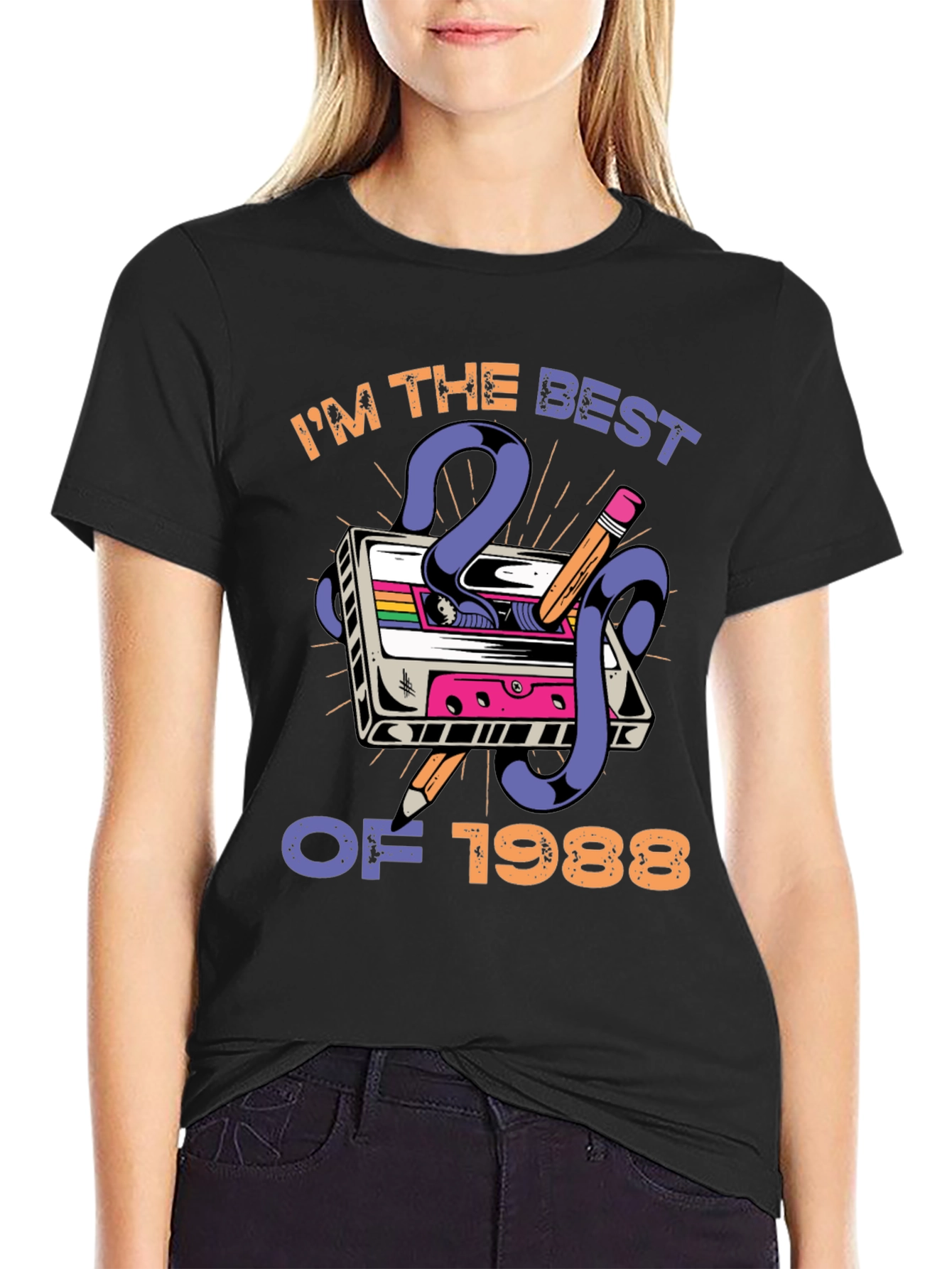 Im the Best of 1988 Cassette Tape Graphic T-Shirt