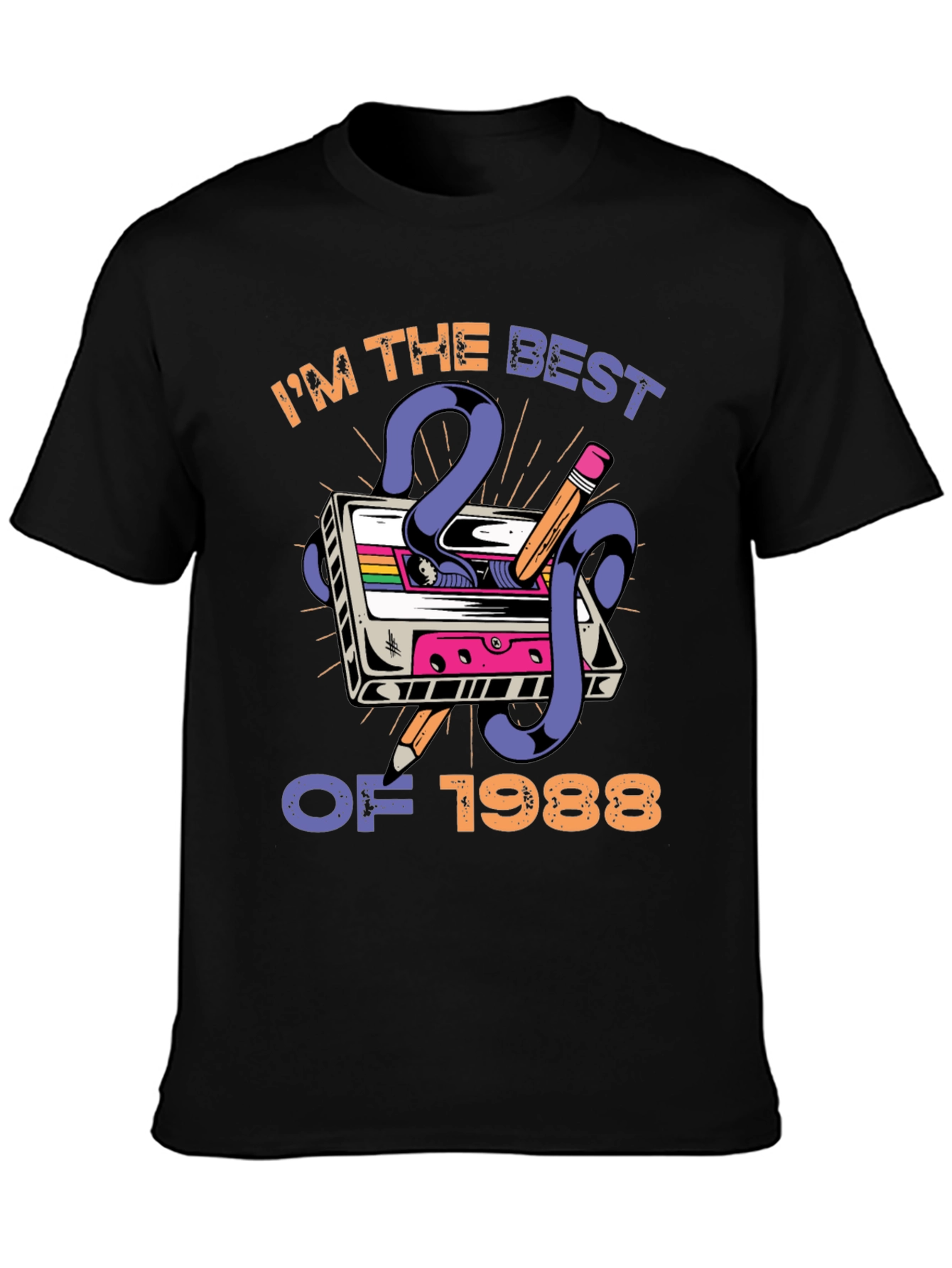 Im the Best of 1988 Cassette Tape Graphic T-Shirt