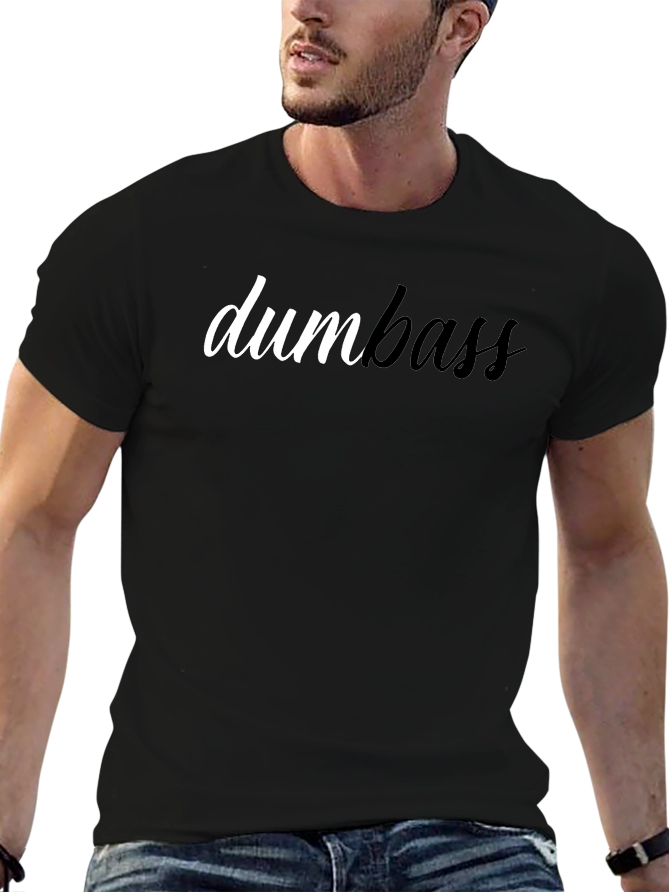 Dumbass Graphic Tee - Casual Black T-Shirt