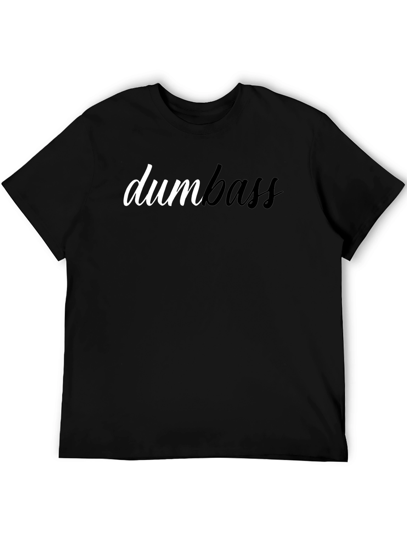 Dumbass Graphic Tee - Casual Black T-Shirt