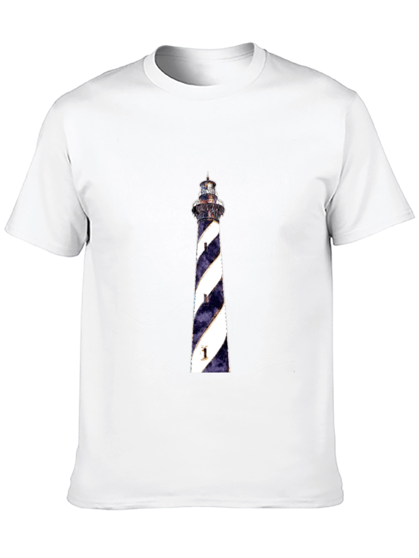 Lighthouse Graphic Tee - Black Cotton
