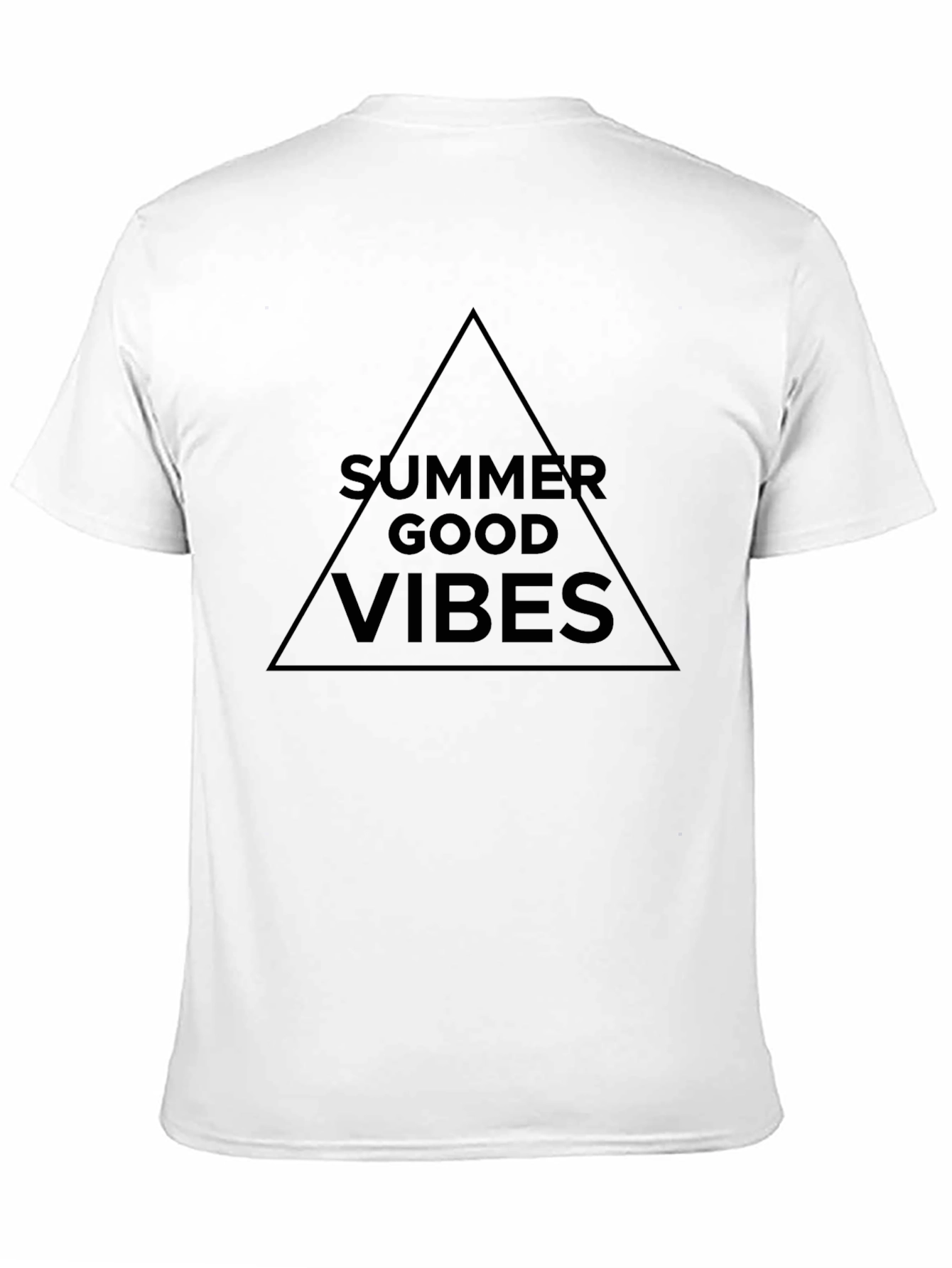 Summer Good Vibes Graphic Tee - Black