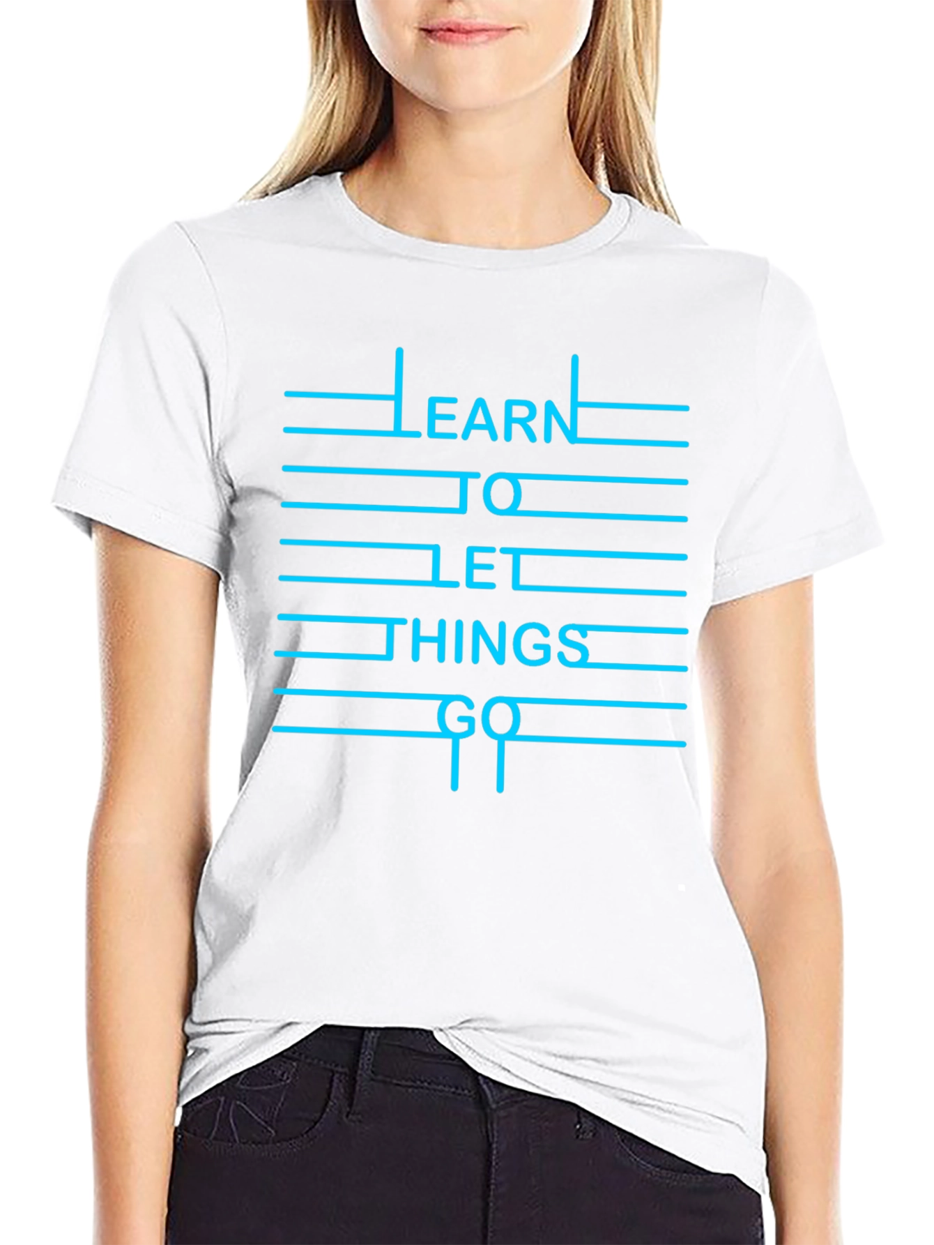Learn To Let Things Go Graphic Tee