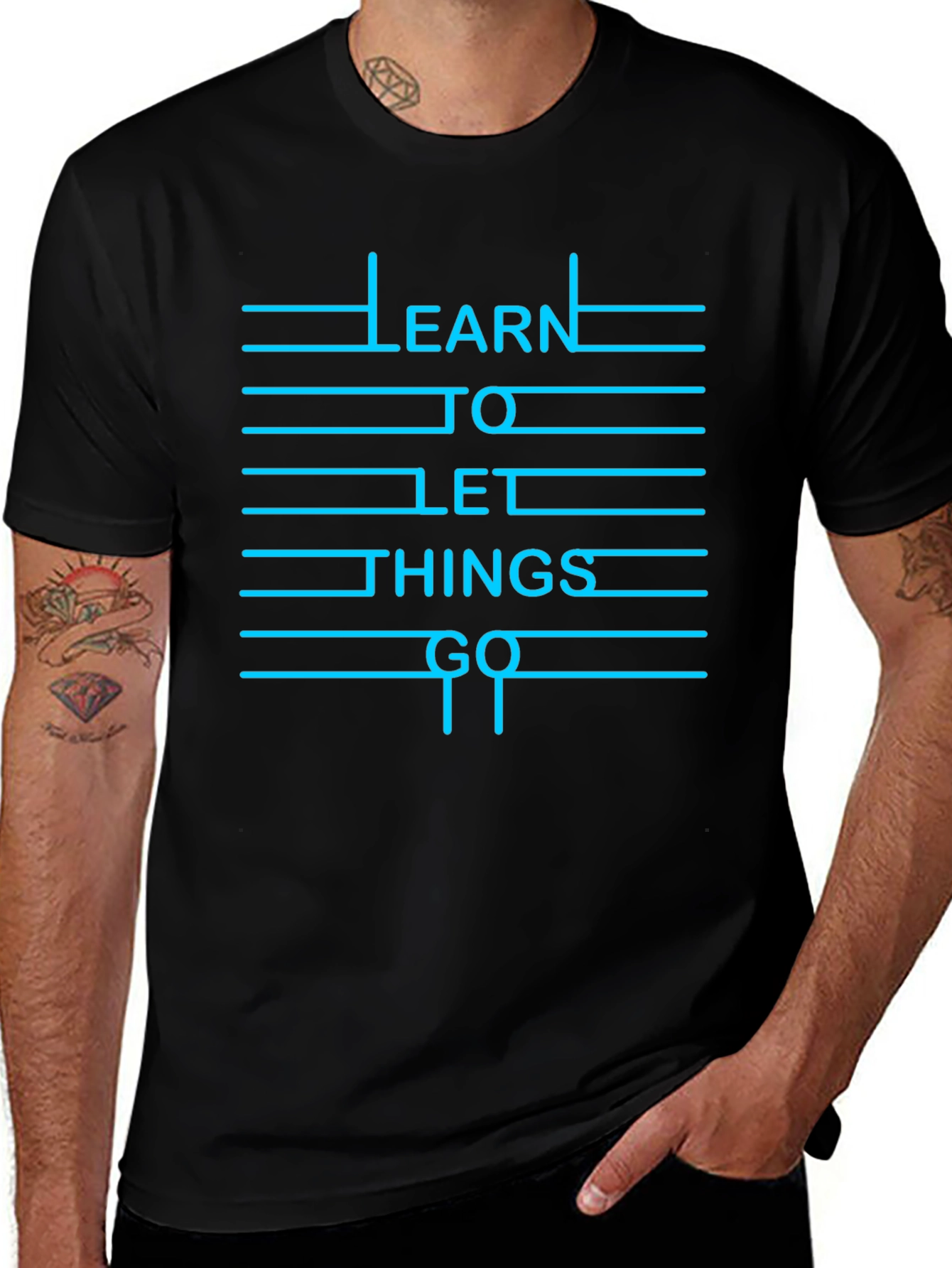 Learn To Let Things Go Graphic Tee