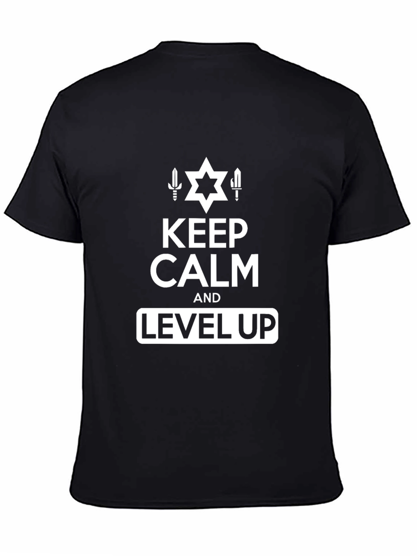 Keep Calm and Level Up Graphic T-Shirt