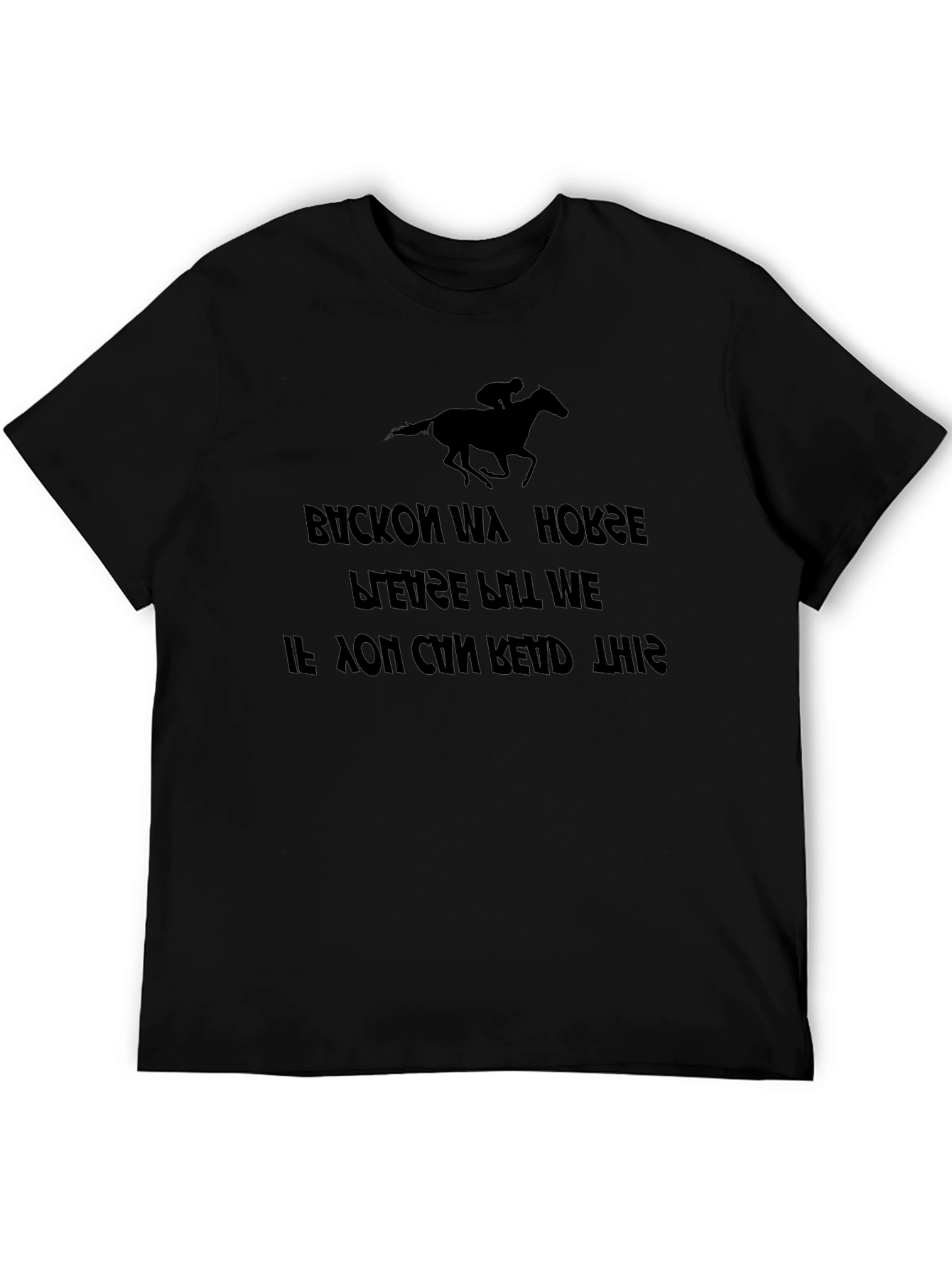 Buckon Wa Horse Reverse Text T-Shirt