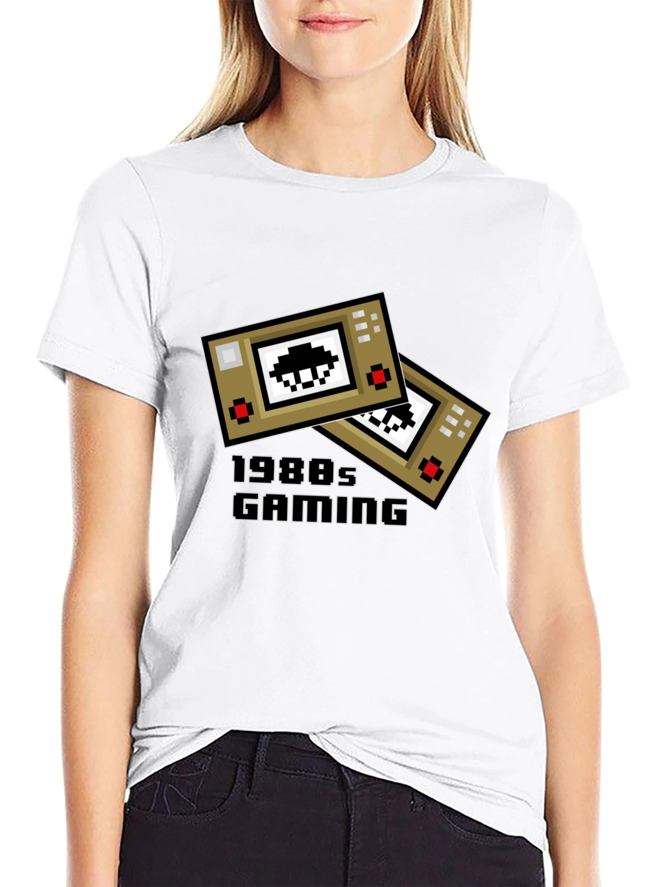 Retro 1980s Gaming Graphic T-Shirt