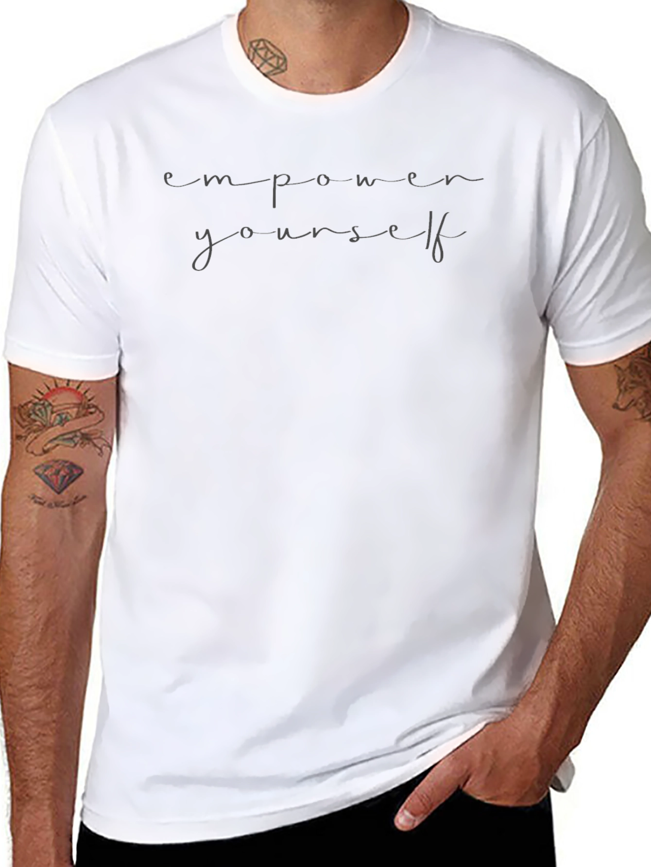 Empower Yourself Black Graphic Tee