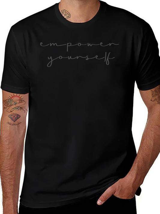 Empower Yourself Black Graphic Tee