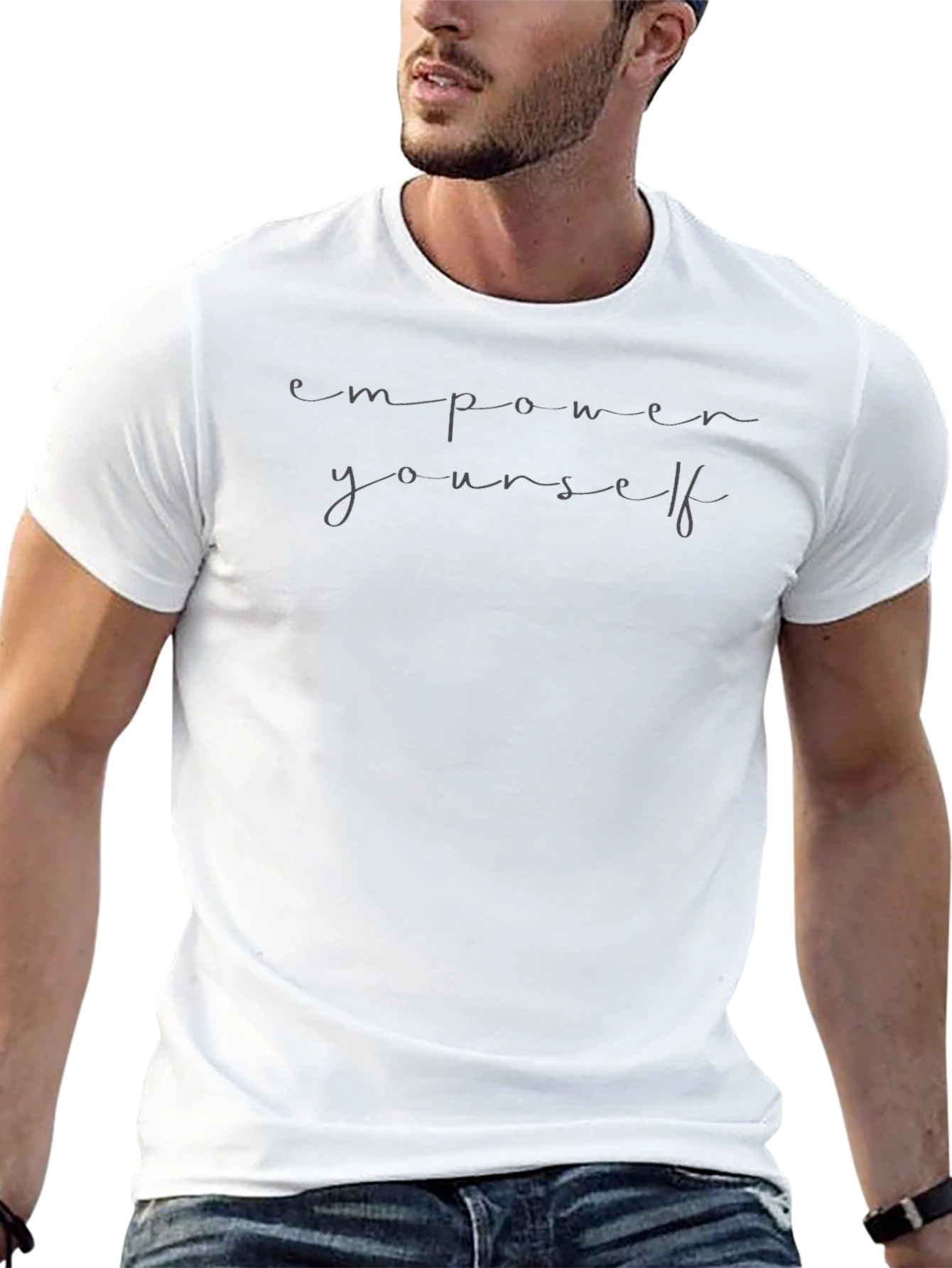 Empower Yourself Black Graphic Tee