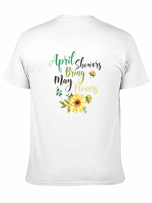 April Showers Bring May Flowers Graphic Tee