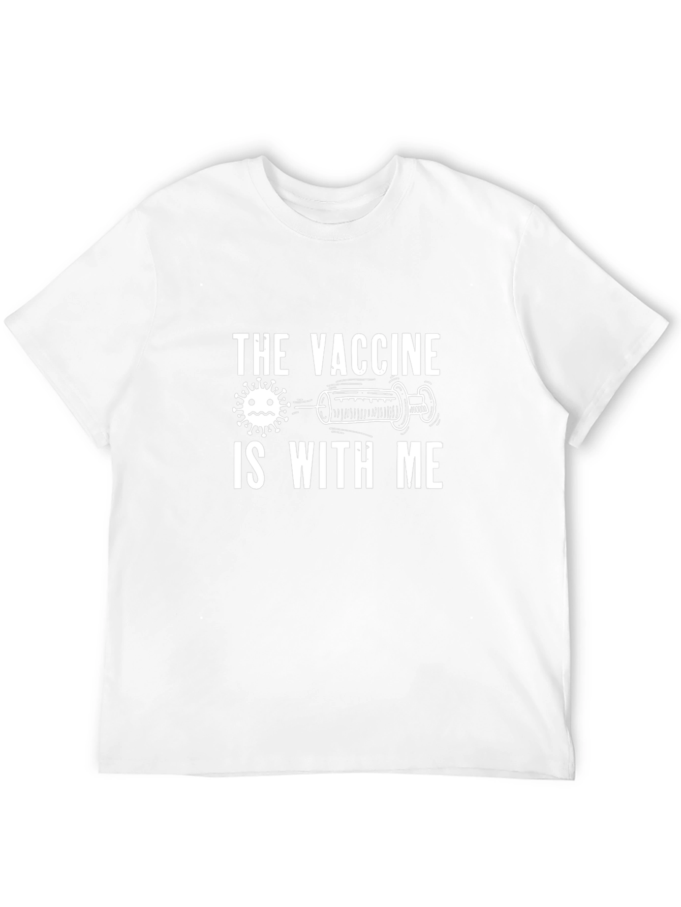 Vaccine with Me Graphic T-Shirt - Black
