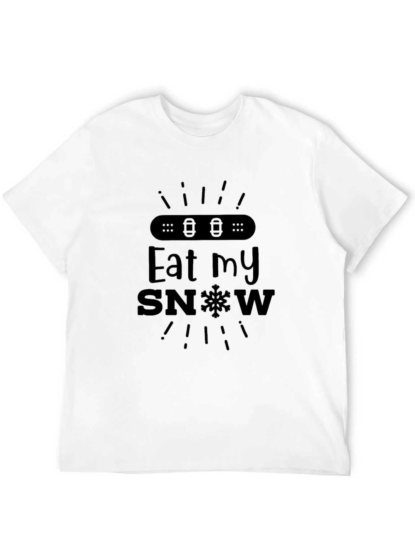 Eat My Snow Snowboard Graphic T-Shirt