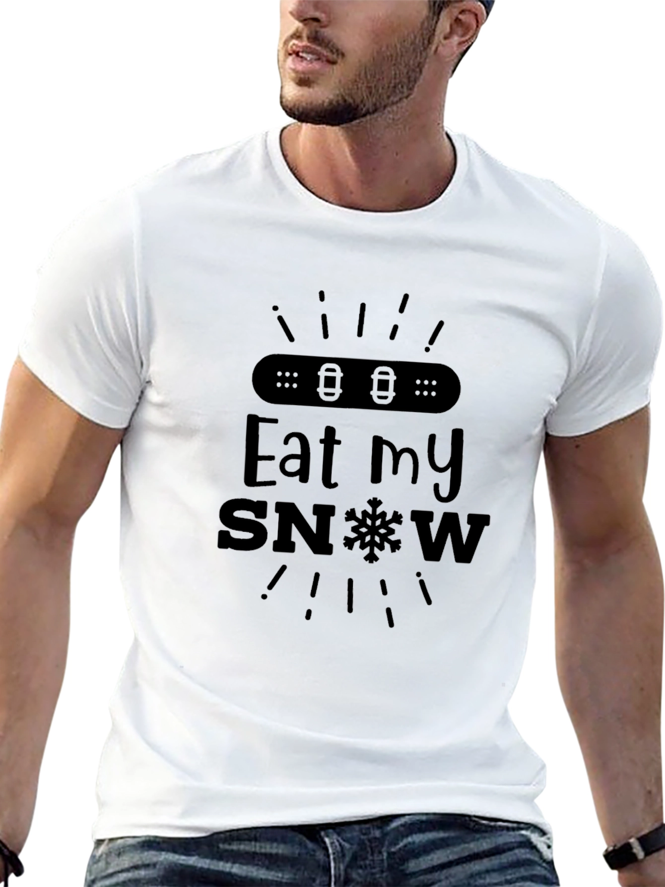 Eat My Snow Snowboard Graphic T-Shirt