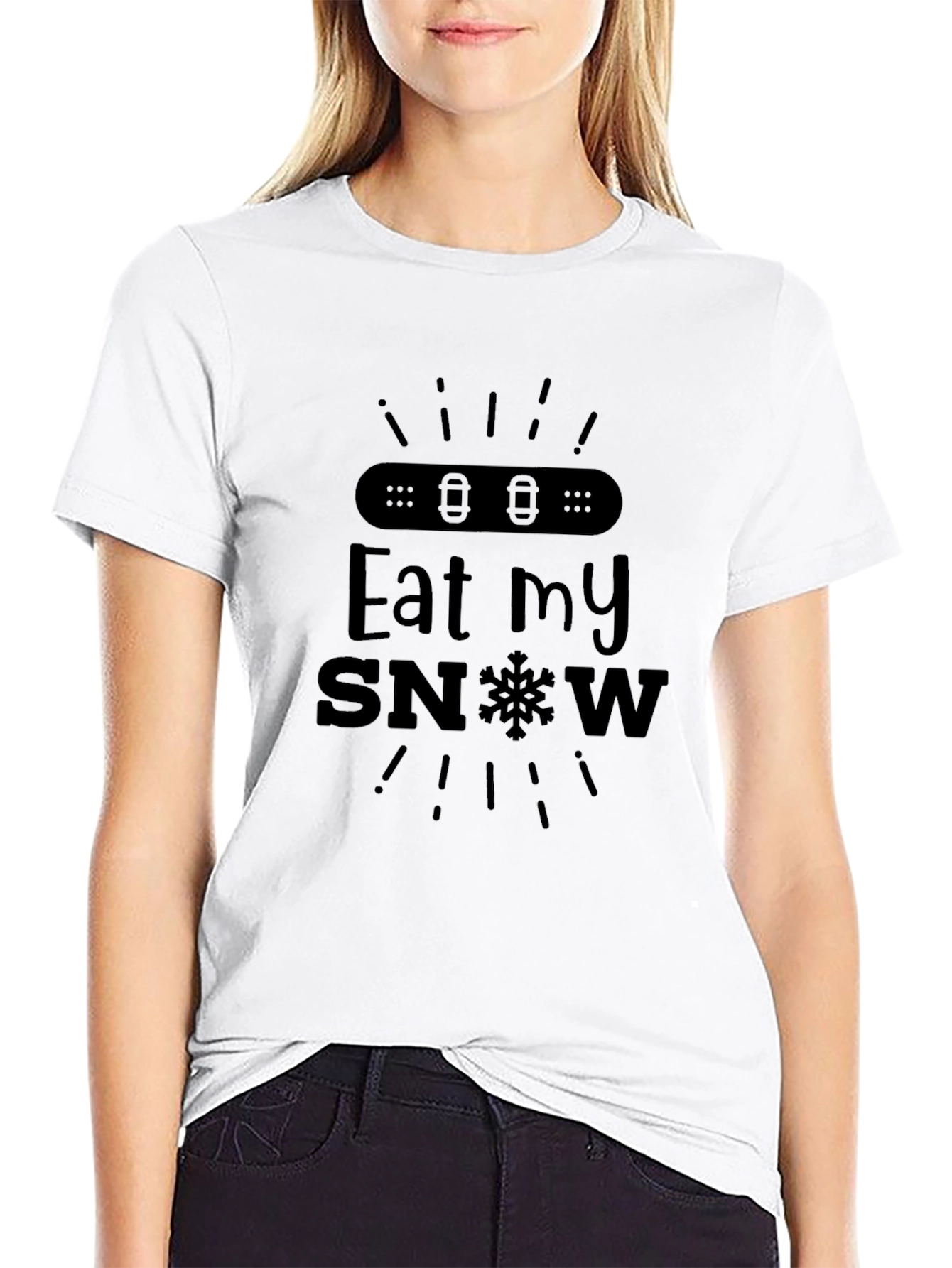 Eat My Snow Snowboard Graphic T-Shirt