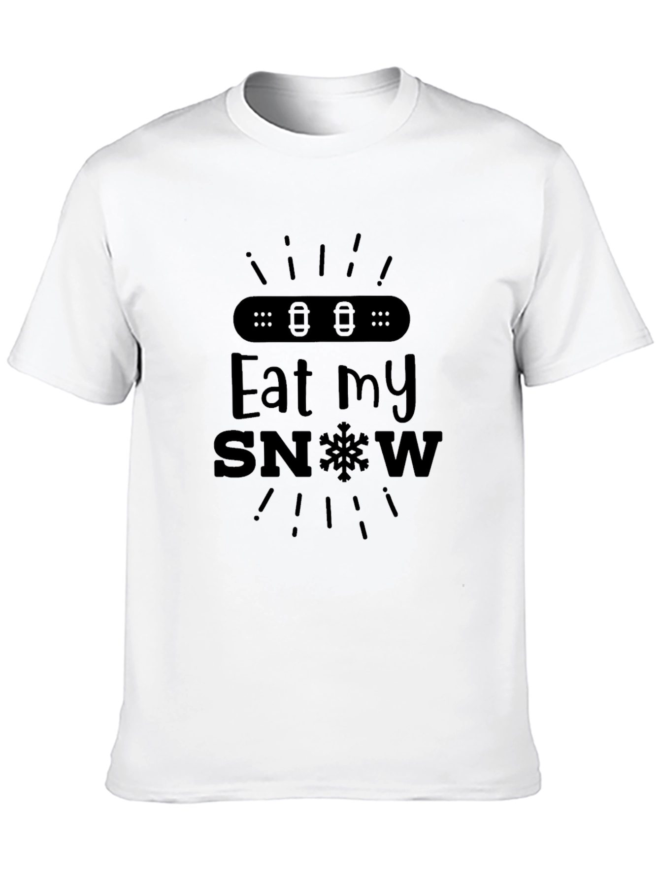 Eat My Snow Snowboard Graphic T-Shirt