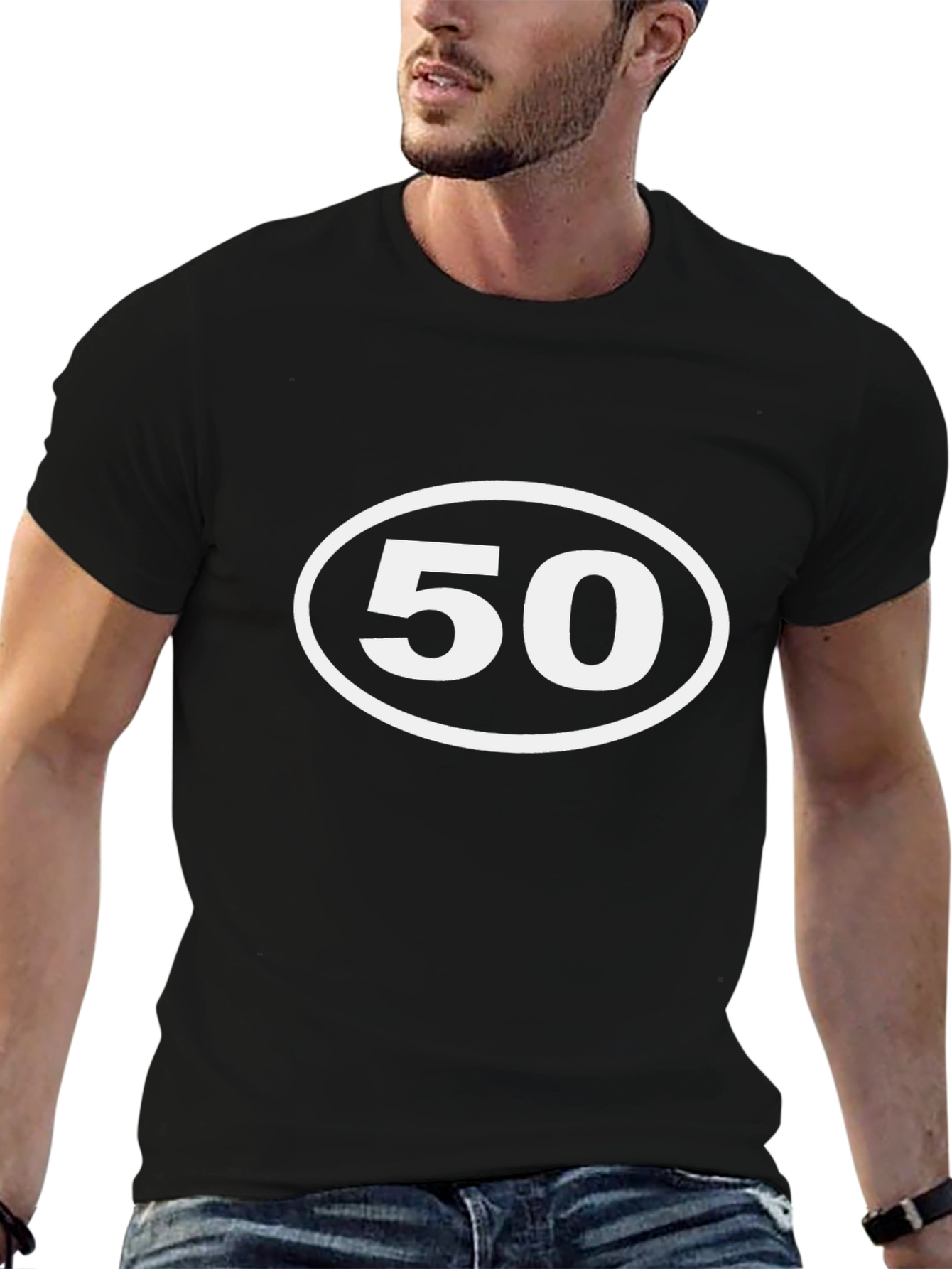 Bold 50 Graphic T-Shirt - Classic Design