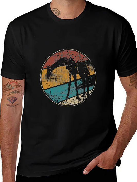 Retro Horse T-Shirt - Vintage Equestrian Tee
