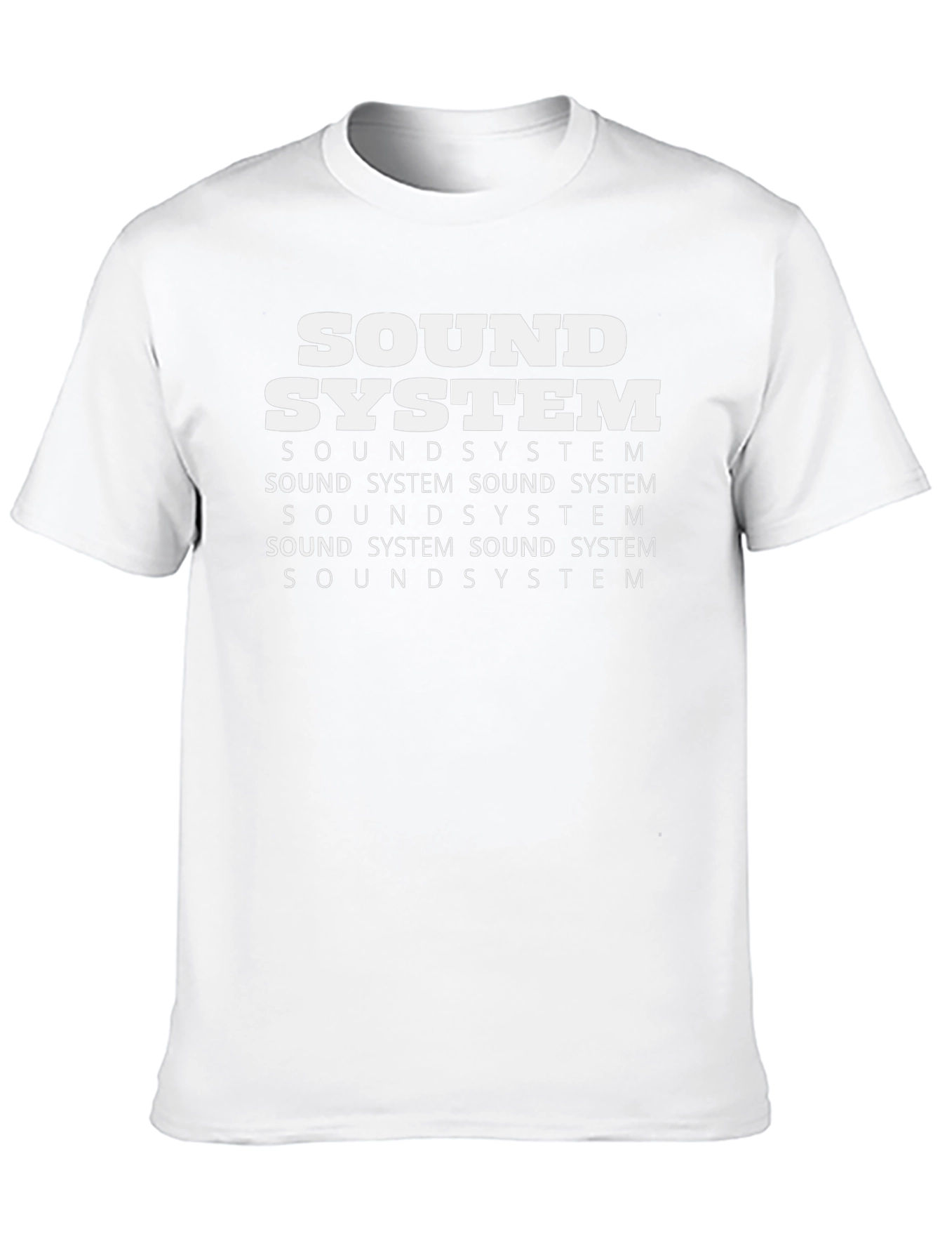 Sound System Graphic Print T-Shirt