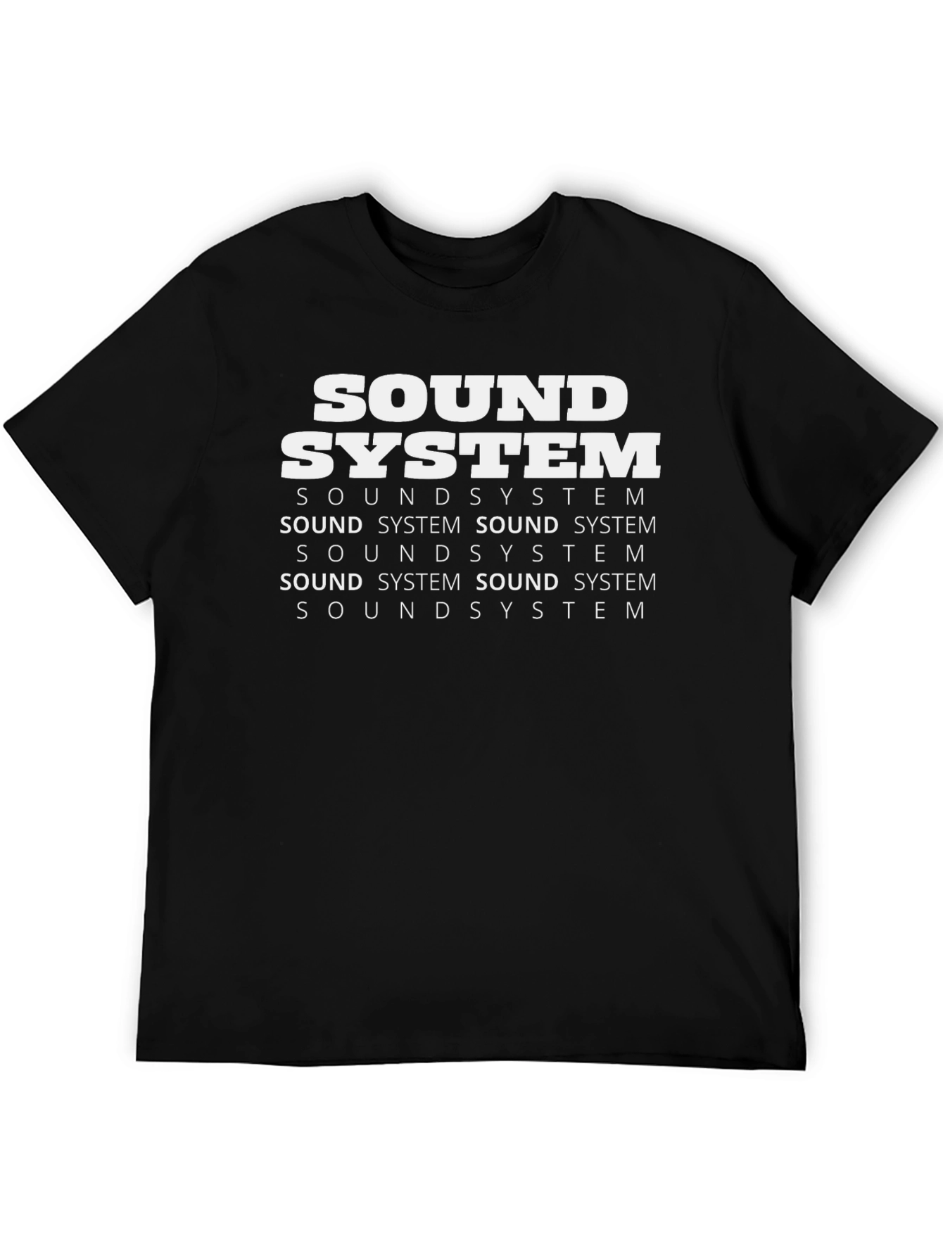 Sound System Graphic Print T-Shirt