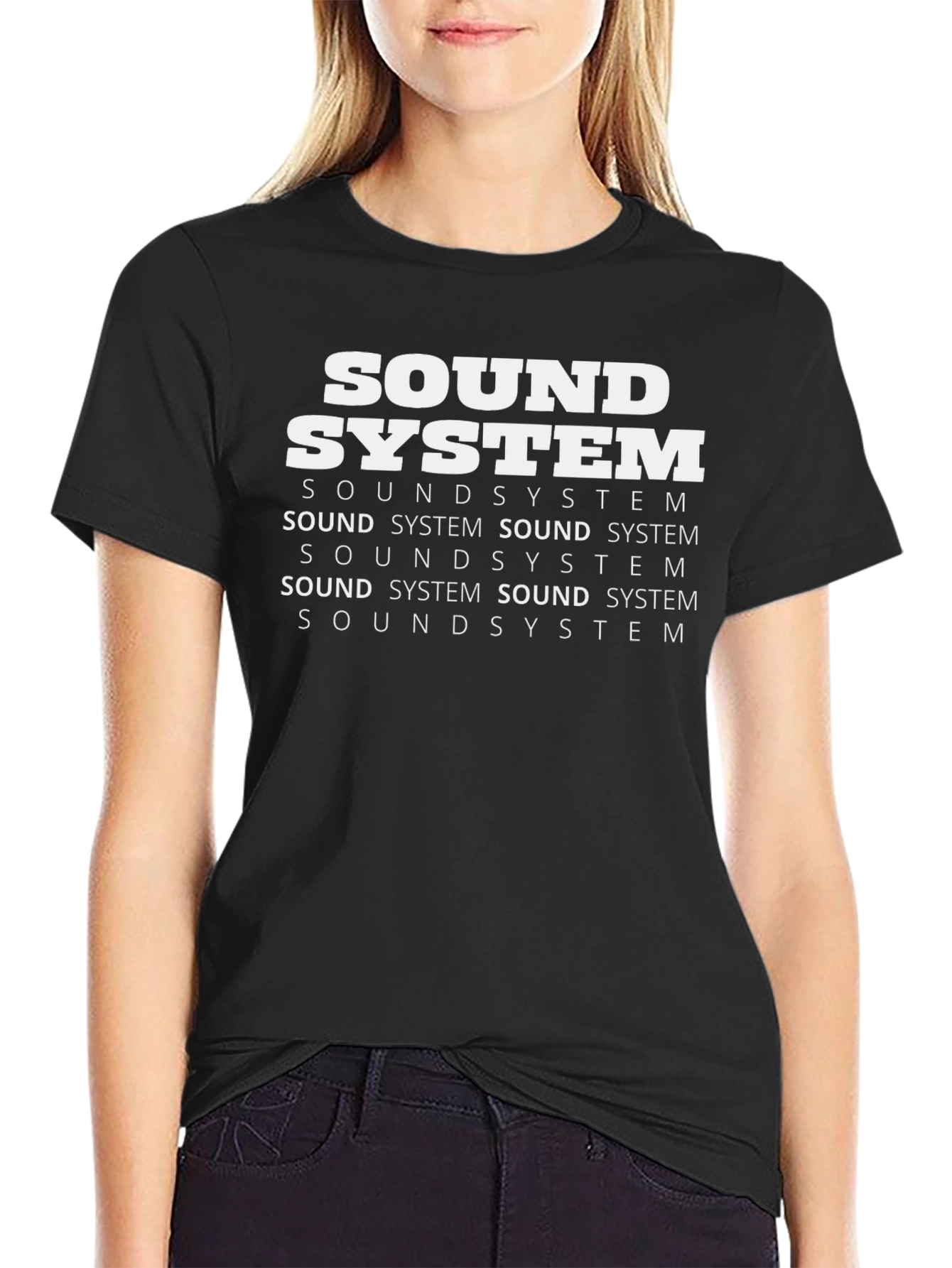 Sound System Graphic Print T-Shirt