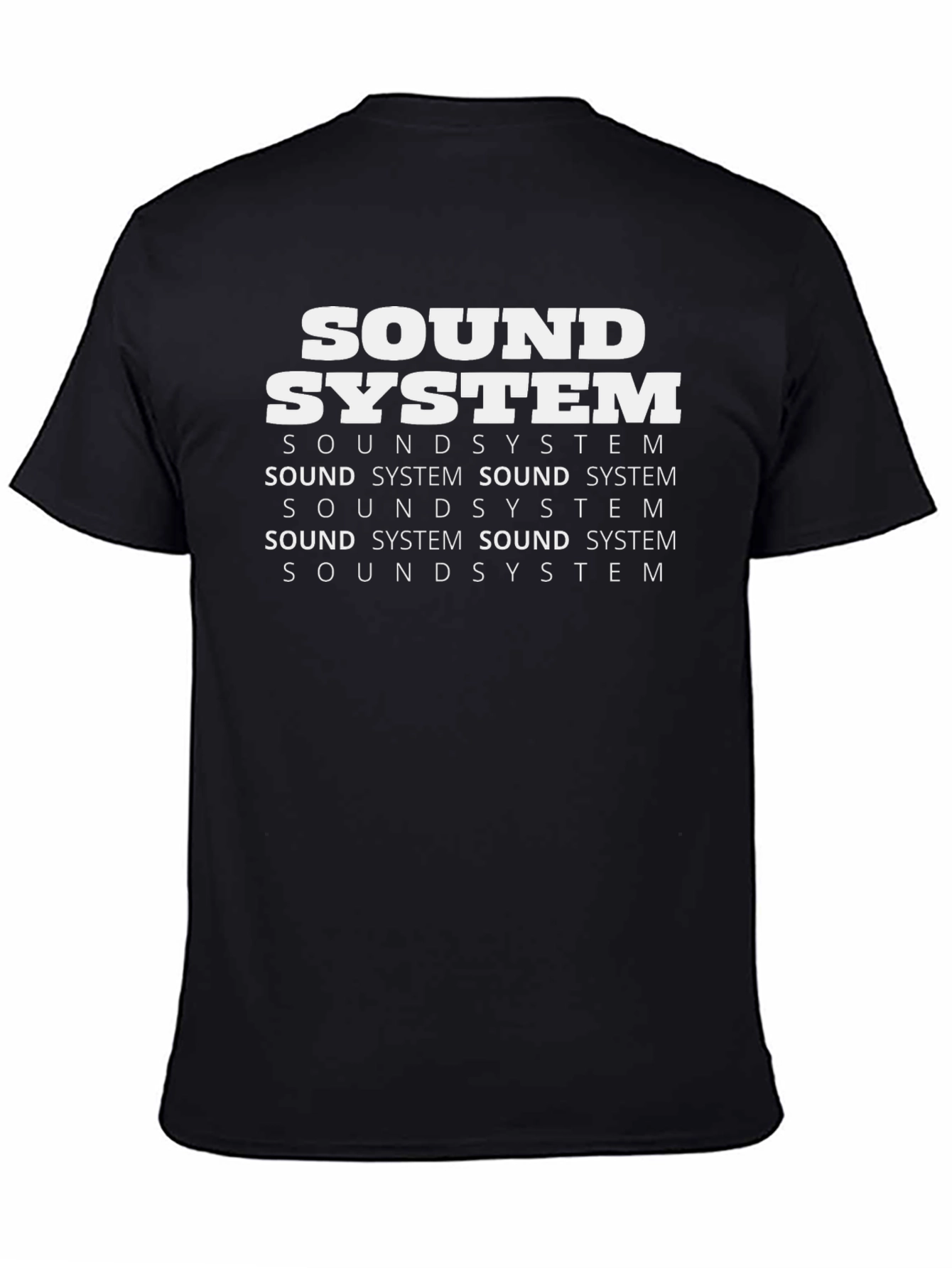 Sound System Graphic Print T-Shirt