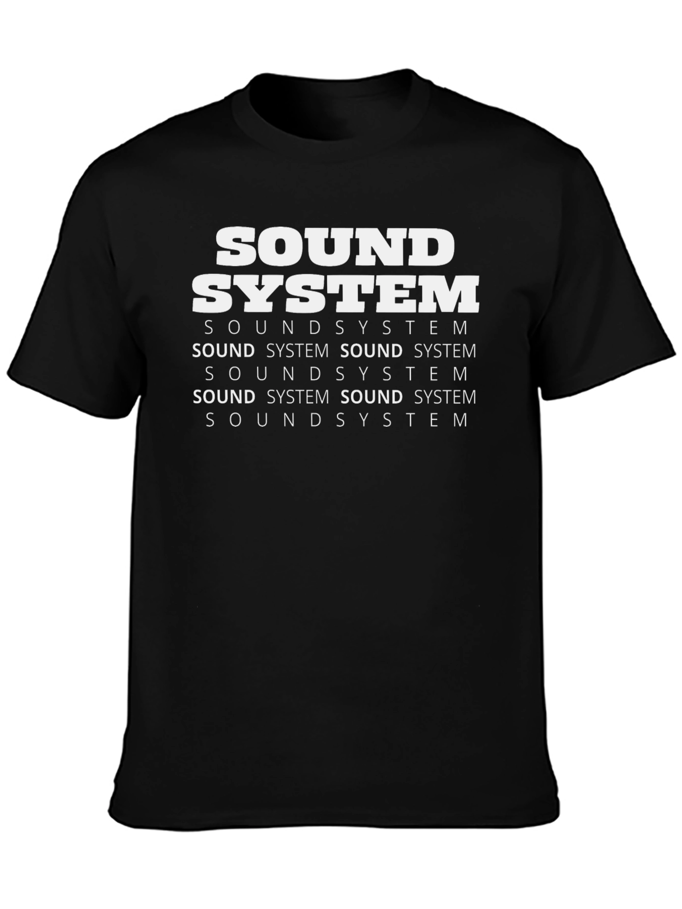 Sound System Graphic Print T-Shirt