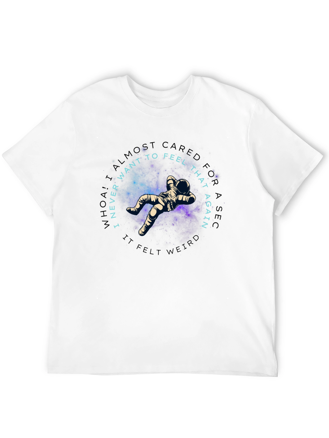 Astronaut Galaxy Tee - Almost Cared