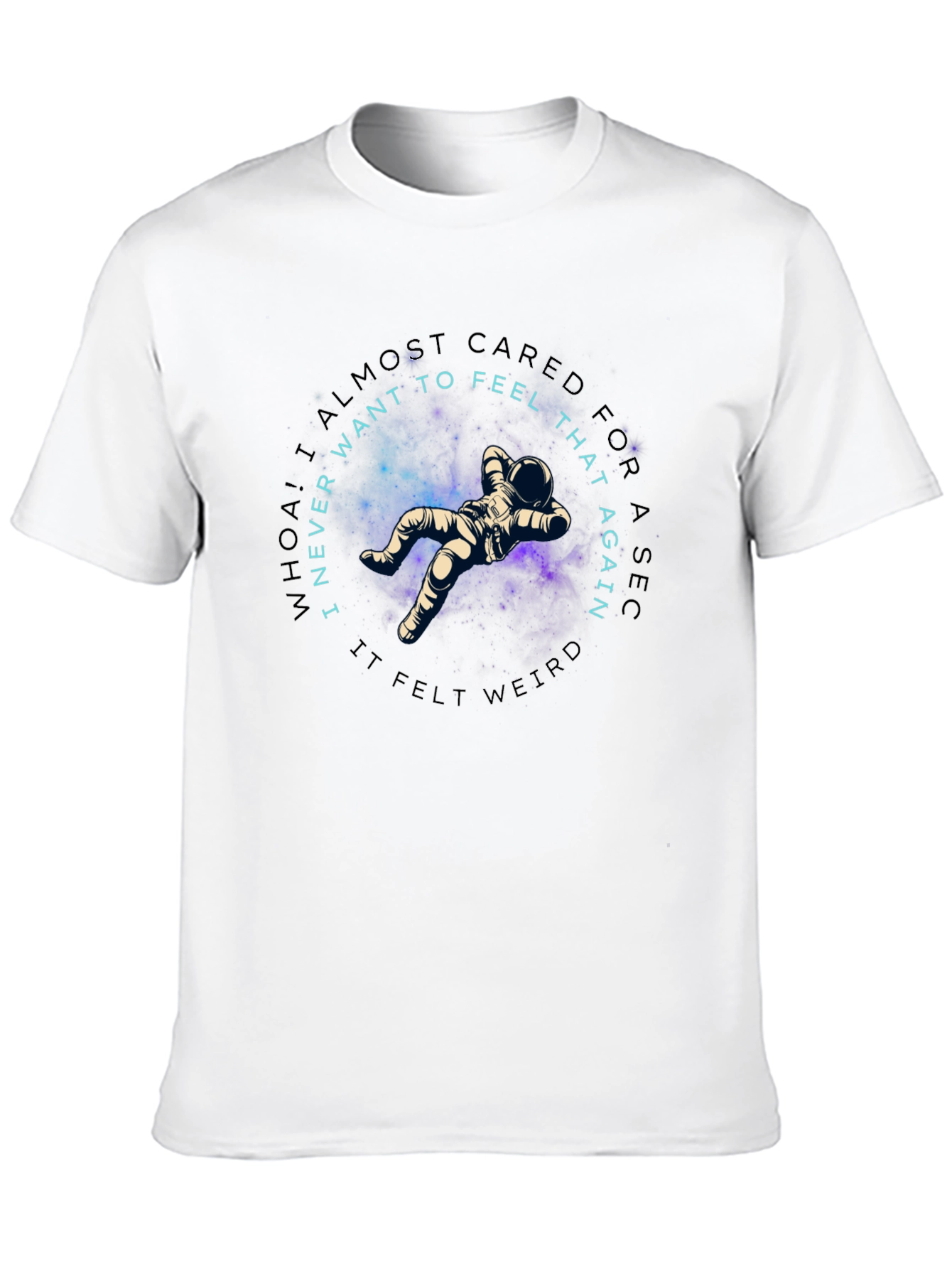 Astronaut Galaxy Tee - Almost Cared