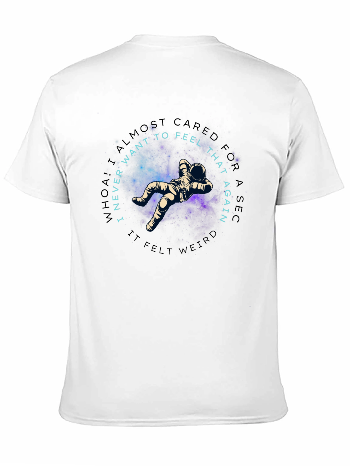 Astronaut Galaxy Tee - Almost Cared